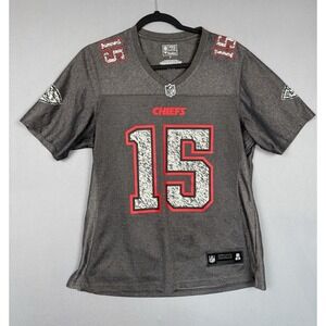 Patrick Mahomes #15 Jersey Medium Kansas City Chiefs NFL Pro Line Fanatics Grey